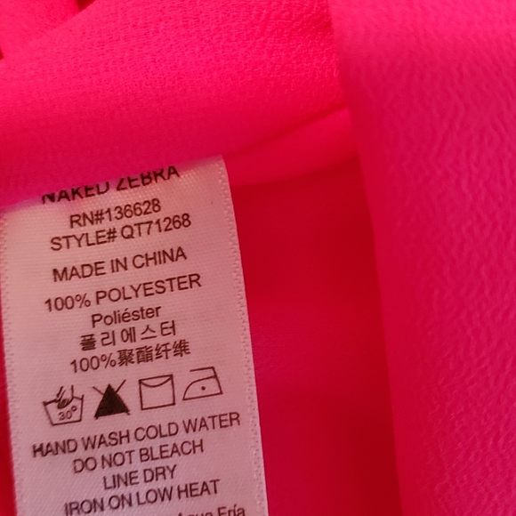 Pink racer back blouse - Picture 3 of 3